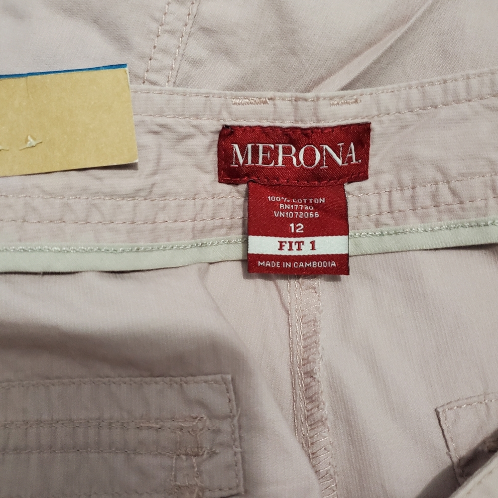 Merona Women's Pink Crapis Pants NWT - Picture 5 of 15